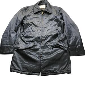 Vintage Golden Fleece Industrial Outerwear Quilted Long Jacket Men Large 42 Tall